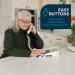 Serene Innovations Amplified Big Button Landline Phone for Seniors - 26dB Home Phone with Photo Buttons for Hearing Impaired - Buy Online on GoSupps.com