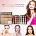 PhantomSky 132 Colors Professional Makeup Palette - All-in-One Cosmetic Contouring Kit with Eyeshadow, Concealer, Lip Gloss, Blusher, and Pressed Powder - Buy Online on GoSupps.com