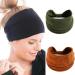 LadayPoa 3 Pcs Wide Boho Floral Headbands for Women - Elastic Knot Hairbands for Running and Yoga - Buy Online on GoSupps.com