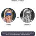 Kids Memory Foam 3D Contoured Sleep Mask - Blockout Light Eye Cover for Boys and Girls - Dark Blue - Buy Online on GoSupps.com