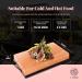 UMAID Natural Himalayan Rock Salt Block Cooking Plate for Cooking Grilling Cutting and Serving Food Grade Salt with Metal Steel Tray Set with Recipe Pamphlet Salt cooking block 12 X 8 X 1.5 Himalayan Salt Cooking Block - Buy Online on GoSupps.com