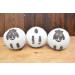Pachamama Handmade XL Wool Tumble Dryer Balls 7cm 3 Pk Reduce Drying Time Save Energy Fabric Soften Reduce Static Reduce Wrinkles Unscented Long Life - Cute Sheep Pattern Felted by Hand Fair Trade - Buy Online on GoSupps.com