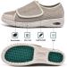 Gmedonm Women's Adjustable Wide Shoes for Diabetic Edema & Plantar Fasciitis - Beige 9.5 Wide - Buy Online on GoSupps.com