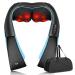 AllJOy neck massage device Shiatsu massage device electrically with heat function shoulder shoulder for back legs feet back massage device for house office gifts for men dark blue