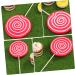 Alipis 8 Pcs Christmas Lollipop Ornaments Giant Lollipop Prop K ds Toys Lollipop Prop Realistic Peg with Hook Food Decor Micro Toys Wedding Decorations Wooden Unique Party Supplies Child - Buy Online on GoSupps.com