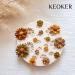 KEOKER Polymer Clay Flower Molds - Set of 2 for Jewelry Making & Earring Decoration - Buy Online on GoSupps.com