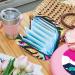 Colorful Animal Print Menstruation Pad Bag with Zipper Stylish Napkin & Tampon Storage for Women & Girls - Buy Online on GoSupps.com