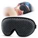 Doimeri Sleep Mask - Upgraded 3D Eye Mask for Women Men Comfortable Light Blocking Sleeping Mask with Adjustable Strap for Night Shift Travel Nap - Gray