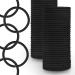 120 PCS Yeehuan Hair Ties for Women  4MM Elastic Hair Bands Men's Black Ponytail Holder Elastic Bands for Thick and Curly Hair  Hair Accessories Gifts