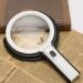 5X 10X Illuminated Magnifying Glass Desktop with Led Lights for Reading Crafts Repair Magnifier Lofty Ambition - Buy Online on GoSupps.com