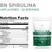 Organic Spirulina Powder 225g - USDA Certified, 64 Servings, 70% Protein, Vegan Superfood - Buy Online on GoSupps.com