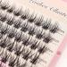 DIY 120Pcs Cluster Lashes C Curl - Natural Look & Dramatic Volume Eyelash Extensions (14/16/18mm) - Ideal for Makeup Enthusiasts - Buy Online on GoSupps.com
