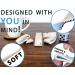 Omeer 5 Pack Beige Hammer Toe Corrector - Washable & Reusable Toe Splint for Broken and Injured Toes - Buy Online on GoSupps.com