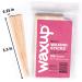 200 Assorted Waxup Wax Sticks - Wooden Applicators for Body Face Ear & Nose Hair Removal - Medium & Large Spatulas for Hard & Soft Wax - Buy Online on GoSupps.com