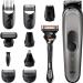 Buy Brown Multi-Grooming Kit 7 MGK7920 | 10-in-1 Beard Trimmer & Hair Clipper for Men - Face Head & Body Hair - Black/Silver - Buy Online on GoSupps.com