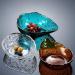 Fruit Basket Fruit Bowl Fruit Bowl Creative Water Drop Fruit Bowl Glass Fruit Plate Home Living Room Desktop Decoration Snack Plate Salad Bowl Hand Painted Gold Fruit Organizer Kitchen Organizers And - Buy Online on GoSupps.com