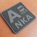Blackout Subdued ANEG A-NKA Blood Type Morale Patch for Tactical Gear - Buy Online on GoSupps.com