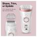 Braun Silk- pil 9-720: Wet & Dry Hair Removal, Shaver & Trimmer for Women | Cordless & Rechargeable - Buy Online on GoSupps.com