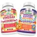 FRESH HEALTHCARE Apple Cider Vinegar and Immune Support Mutlivitamin Bundle