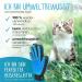 L wenk nig Taurus 2.0 Pet Brush Gloves for Cats & Dogs | High-Quality Coat Grooming with Extra Long Soft Knobs | Blue Cat Accessories & Massaging Brush - Buy Online on GoSupps.com