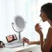 OttLite Wireless Charging LED Makeup Mirror with USB Port - Illuminated Magnifying Light - Buy Online on GoSupps.com