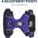 RUFFWEAR Front Range Reflective No Pull Dog Harness - Huckleberry Blue XS | Best Quality & International Shipping - Buy Online on GoSupps.com