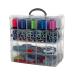 Bins & Things Stackable Storage Container with Clear, 4 -Tier 40 Comprt Large - Craft Storage / Craft Organizers and Storage - Bead Organizer Box / Art Supply Organizer - Ribbon Organizer and Sewing Box 4-Tier, 40 Comprt