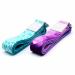 NetroxSports adjustable yoga belt 240cm |Yoga band for stretching |For a better stretch |With adjustable ring |For men and women |Pilates |Meditation |Sport violet