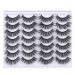 Lashes Eyelashes 8D Fluffy False Eyelashes Wispy Faux Mink Lashes Light Weight Fake Eyelashes Cat Eye Lashes 14 Pairs Pack