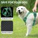 Heele Dog Crockery & Reflective Harness for Medium Dogs | Adjustable Padded Chest Harness - Flower Grass Green XL - Buy Online on GoSupps.com