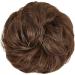 Yamel Chocolate Brown Messy Bun Scrunchie | Women's Curly Hair Bun Extension - Buy Online on GoSupps.com