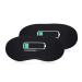 lttcbro 2PCS Soft Smooth Sleep Mask Funny Sleeping Mask Creative Eye Mask with Adjustable Strap Christmas Funny Gifts Gift(Charging) 2 Count (Pack of 1)