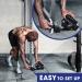 Yes4All Deluxe T-Bar Row Platform - 360 Swivel, Easy Install - Fits 1 Standard & 2 Olympic Bars (Black) - Buy Online on GoSupps.com