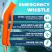 Triller Emergency Signal Pipe - Waterproof 85dB Alert 3-Pack for Hiking Camping and Marine Rescue - Lanyard & Clip Included - Orange - Buy Online on GoSupps.com