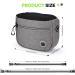 Xoolkly Dog Treat Pouch for Dog Training and Walking Dog Treat Bag with Adjustable Belt 3 Ways to Wear Dog Walking Bag with Poop Bag Holder Grey - Buy Online on GoSupps.com