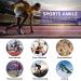 Adjustable Ankle Compression Support Sleeve for Men & Women - M Black - Buy Online on GoSupps.com