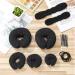 34-Piece Donut Hair Bun Maker Set with Bun Holders, Sponge Foam Buns, Elastic Bands, and Hair Pins for DIY Hairstyles - Buy Online on GoSupps.com