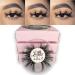 Mikiwi 3 Pairs D384-3 20mm Real Mink Fluffy Eyelashes - Handmade, Dramatic, Cruelty-Free Luxury Makeup - Buy Online on GoSupps.com
