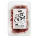Craftsman Beef Chips |Wafer -thin smoked beef |Prote -rich dried meat |100% beef |Crispy Beef Jerky Chips for Party |Meat Snack to Go |Gluten -free (1 pack) 30 g (1 Pack)