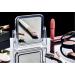 BOXUP Double-Sided Magnifying Square Makeup Mirror - Perfect for Precision and Clarity - Buy Online on GoSupps.com