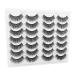Glowingwin Natural Wispy Faux Mink Lashes - 14 Pairs 3D Lightweight Handmade Soft Fluffy Medium Length Strip Eyelashes - Buy Online on GoSupps.com