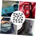 NUOBESTY 90 Pcs Rivet Decor Silver Wallets for Women Bag Stud Buttons Bag Accessories Cross Flower Fastener - Buy Online on GoSupps.com