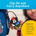 Disney Store Portable Hand Sanitizer - Pack of 2 Travel Size Refillable Sanitizers with Holders and Clip - Mickey and Minnie Design - Buy Online on GoSupps.com