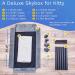 Hanging Window Cat Hammock - Suction Cup Mounted Perch for Indoor Cats | 26.4 x 15.6 Inches - Buy Online on GoSupps.com