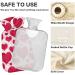 Large 2L Valentine Hearts Hot Water Bottle with Cover - Ideal for Cramp Pain Relief | Shop Internationally - Buy Online on GoSupps.com