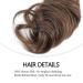 SEGO Real Hair Tie Extensions - Long Messy Bun Updo & Voluminous Hair (Medium Brown #4) - 32g - Buy Online on GoSupps.com
