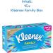 Kleenex Family Facial Tissue Box - 2-Ply 128 Tissues per Box Pack of 15 for Daily Use - International Shipping Available - Buy Online on GoSupps.com