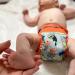 Close Pop-in Premium Bamboo Newborn Cloth Nappy - Soft & Absorbent Reusable with Toucan Print - Secure Aplix Fastener | Toucan Print - Buy Online on GoSupps.com