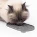 Lucybalu Zenpad Slip mat for cats |Cats leak mat |Slow feeder for cats |Cats Slip mat made of food -safe silicone |Silicone mat for licking for cats |Taupe