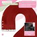 Youngsee 30 cm Red Tape Extensions - Real Hair 10 PCS Short Tape-In Hair Extensions for Hair Recovery 20g #Rot - Buy Online on GoSupps.com